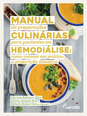 cover image of Manual de preparações culinárias para pacientes em hemodiálise